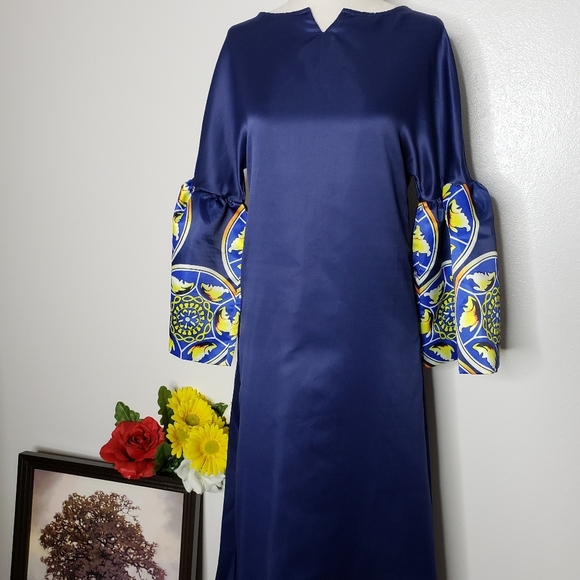 NEW J. Crew ALine Dress Ballon Sleeves Summer Ankle Castlecore Limited Edition - Picture 9 of 16